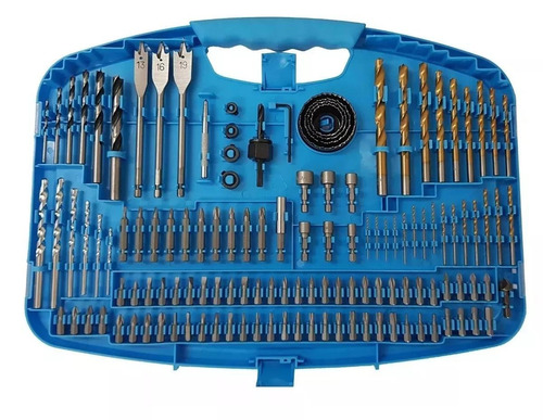 Imagem 1 de 2 de Kit De Bits Brocas E Serra Copo C/ 129 Pçs G19517ac Gamma
