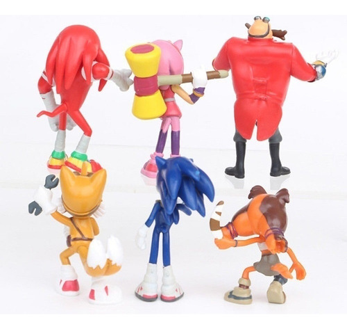 Juego De 6 Minijuegos Super Sonic Boom Tails Robotnik Knuckl