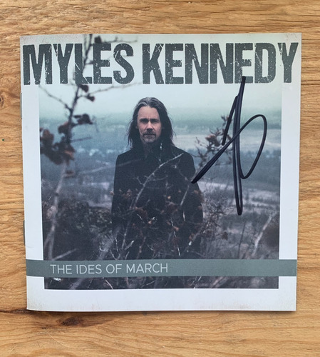 Cd Disco Autografiado Myles Kennedy Alter Bridge Slash 2021 (Usado)