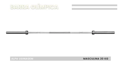 Segunda imagem para pesquisa de barra olimpica 20 kg