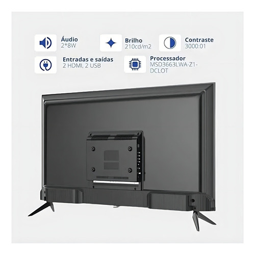 Smart Tv 32 Hq Android 12 Hd Led Wi-fi Hdmi Usb