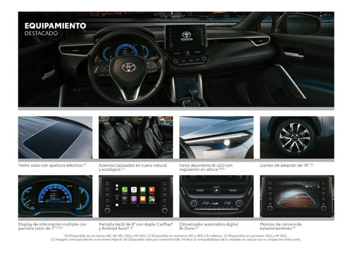 Imagen 12 de 15 de Toyota Corolla Cross Xli 2.0 Cvt Enero 2023