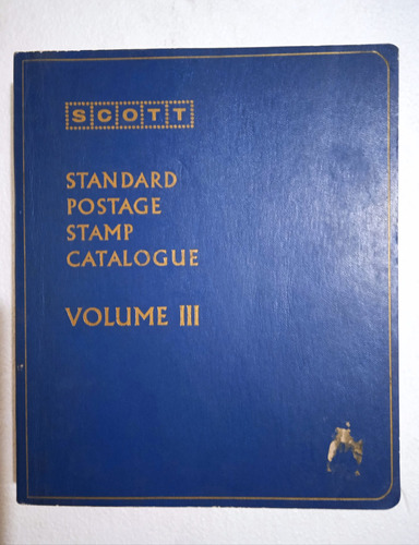 Libro Catálogo Iii De Estampillas Scott,1974,idioma Ingles