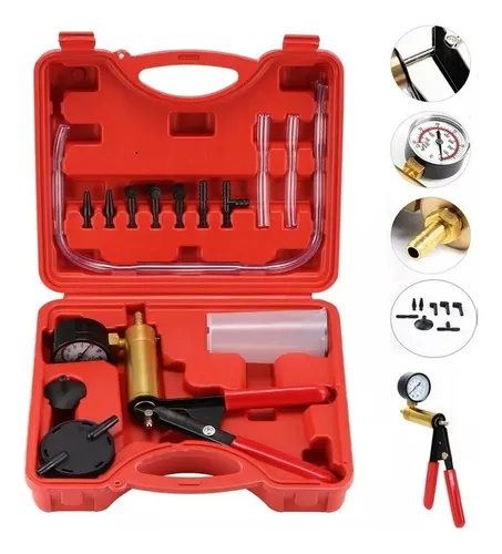 comprar Purgador Bomba Vacio Manual Frenos Manometro Kit Auto Moto