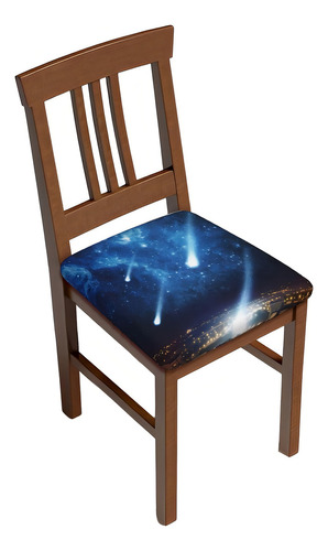 Capas de almofada laváveis para cadeiras de jantar estreladas