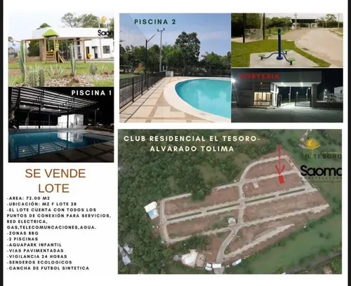 Venta Lote Alvarado Tolima (af-102912).