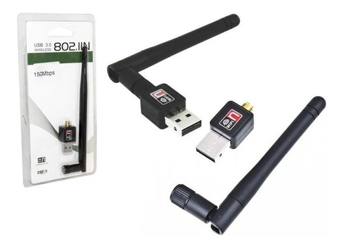 Imagem 1 de 4 de Antena Receptor Wi-fi Wireless Computador Adaptador 1200mbps
