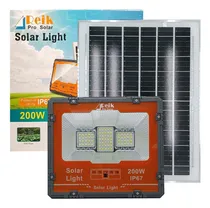 Comprar Reflector Led Solar 200w Reikpro Recargable Panel Y Control