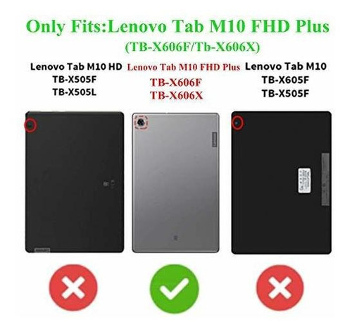 Hminsen Funda Para Lenovo Tab M10 Fhd Plus Tb-x606f Tb-x606x