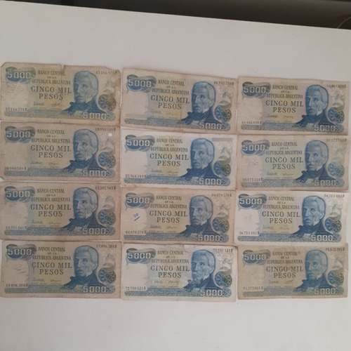 Antiguos Billetes Argentinos X 12  Ahorros Que No Cbie X U$s