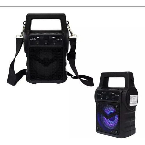 Bocina 3 Solar Bluetooth Linterna Radio Fm Viaje Camping