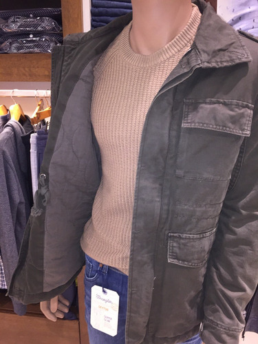 Imagen 7 de 10 de Campera Parka Hombre Militar Gabardina Promocion