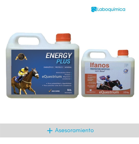 Energy Plus X 5lts + Ifanos Protector Hepático + Asesoram