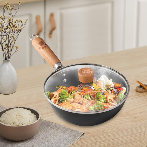 Sartén Wok Antiadherente, Utensilios De Recubrimiento,