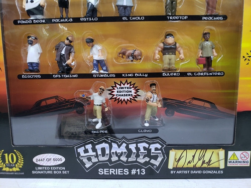 Homies Serie #13 Pack 24 Pzas 2 Chase Certificado