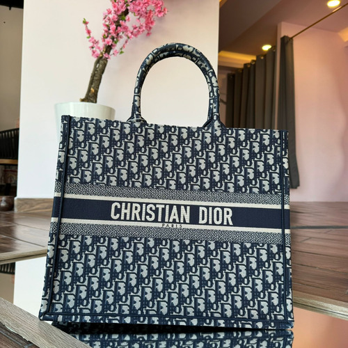 Bolsa Dior Book Tote Oblique Grande