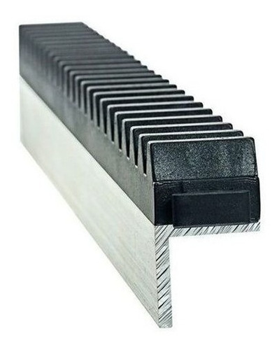 5pcs Cremalheira Barra Industrial 1,50mts Ppa Garen Rossi 5 Unidades De 1,50mts Total De 7,50 Metros Cor Cinza-claro