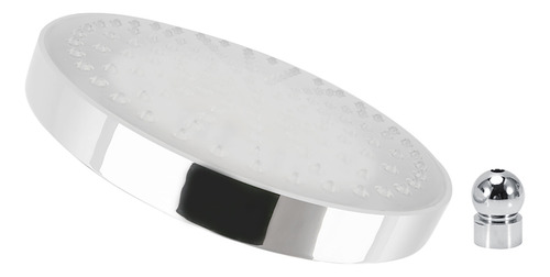 Cabezal De Ducha Led Rgb De 8 Pulgadas, Redondo, Acero Inoxi