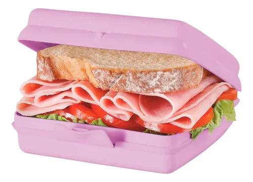 Sandwichera Cuadrada 650 Ml Tupperware