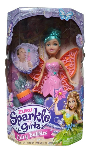 Muñeca Sparkle Girl Fairy Bubbles 100% Nueva Y Original