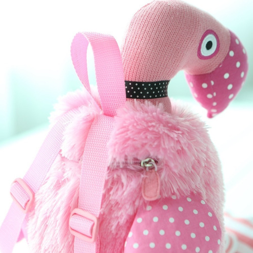 Backpack Flamingo Peluche Mochila