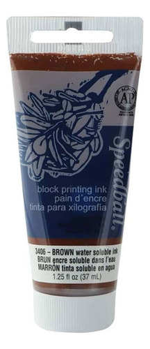 Tinta Para Xilogravura Speedball 37ml - Marrom 3406