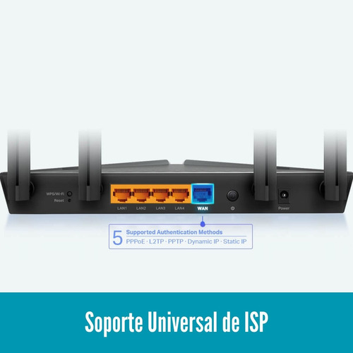 N Router Tp-link Archer Ax23 Wi-fi 6 Gigabit Onemesh Ax1800