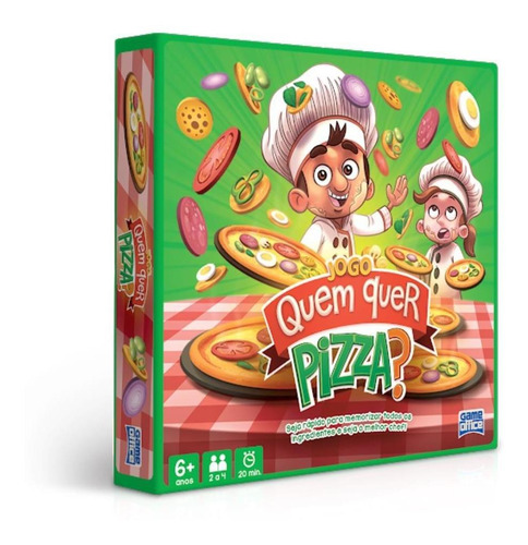 Jogo Infantil Cozinha Quem Quer Pizza? Game Office