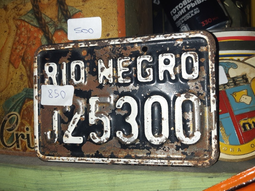 Matricula Bicicleta Rio Negro