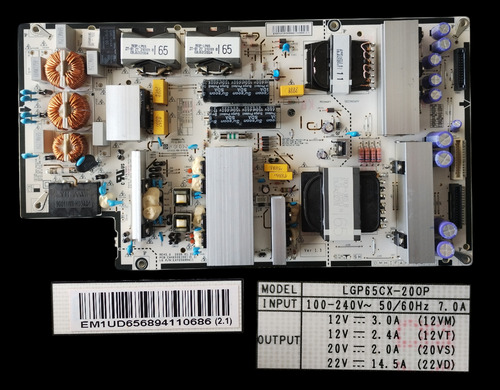 Fuente De Poder Lg Lgp65bx-200p Oled65a1pua (Usado)