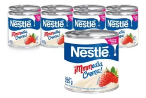 3 Pza Media Crema Nestlé 8 Pzas De 225 G C/u