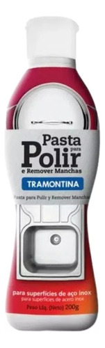Pasta De Polir Removedor Manchas Aço Inox Tramontina 200g