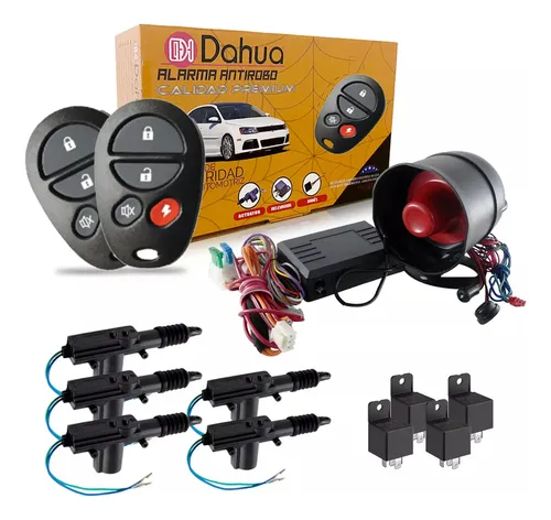 comprar Alarma Automotriz Universal Con 2 Llaves, 5 Cerraduras Eléct