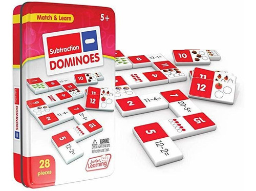 Junior Learning Subtraction Dominoes Educational Action Game