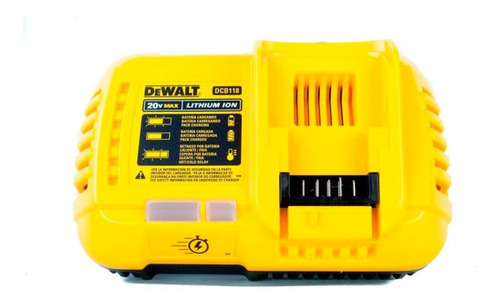 Cargador Bateria Dewalt 12-20v Ion Litio 1,5-6ah Dcb118