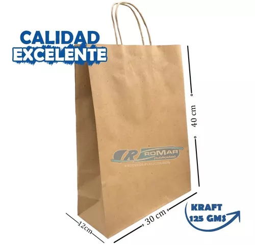 Bolsas Papel Kraft 8 Libras - BK000508