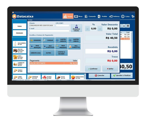 Sistema Datacaixa Pdv Emissor Nfce E Cupom Fiscal Eletrônico