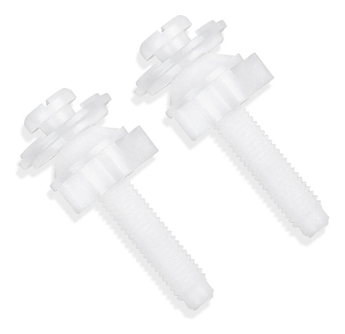 Yijili 2 Tornillos Universales De Plástico Blanco Para Bis.