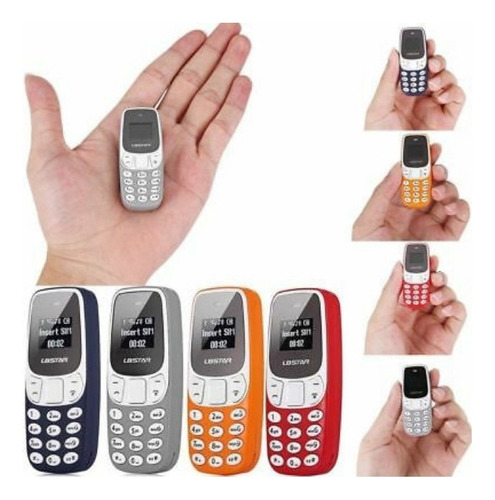 Bm10 Nokia Mini 3310 0.66 Pulgadas Doble Tarjeta Sim Teléfon