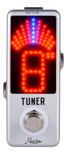 Sintonizador Mini Tuner Cromático Efecto Led True Bypass