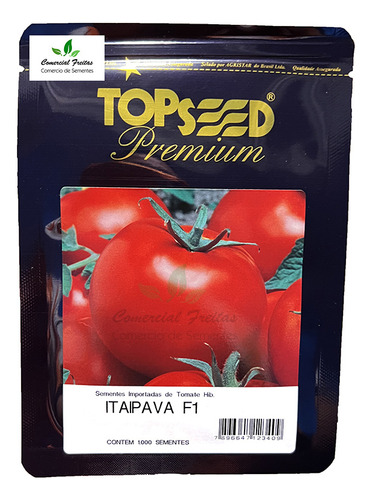 Sementes De Tomate Híbrido Itaipava F1 Env C/ 1.000 Sementes