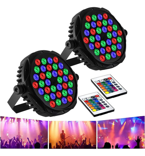 36w Mini Lámpara De Mesa Rhythm Multicolor Led, 2 Piezas