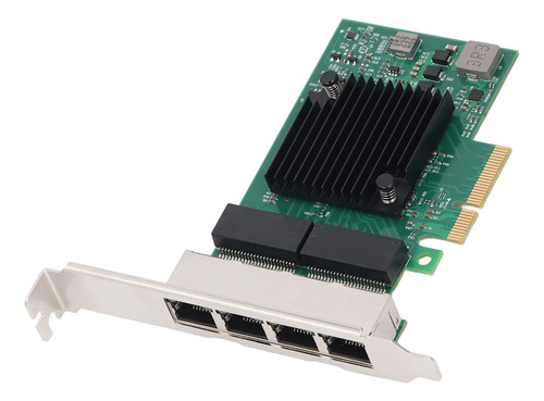 Placa De Rede Gigabit Ethernet Pcie X4 Bcm5719 4 Portas