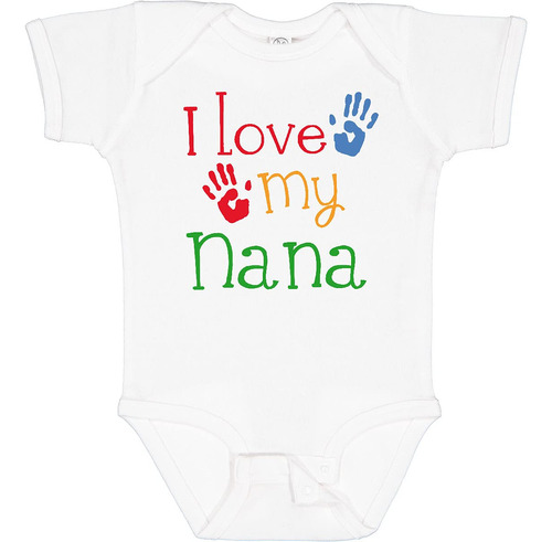 Inktastic Unisex Baby I Love My Nana Infant Creeper, Recié.