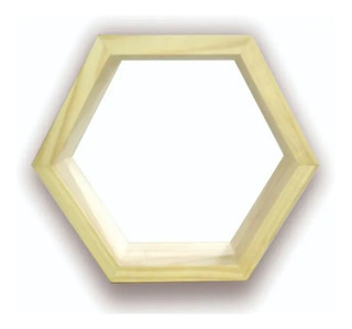 SUMNACON 3pcs Metal Hexagonales Flotantes Estantes Blanco