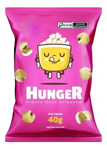 Pipocas Hunger En Saquinhopipoca Artesanal Sabordoce