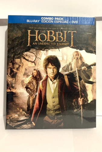 El Hobbit Un Viaje Inesperado Digibook Bluray + Dvd