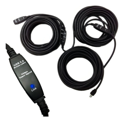 Cabo Extensor Usb 3.0 Amplificado De 20 Metros