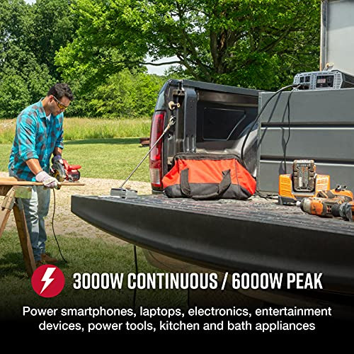 Inversor De Corriente Cobra Pro De 3000 W De Calidad Profesi