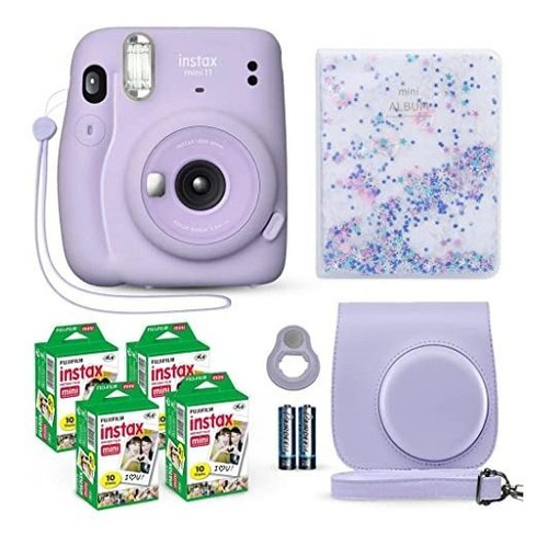 Cámara Fujifilm Instax Mini 11 Con Accesorios -morado